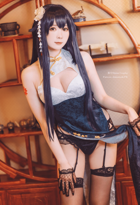 霜月shimo–碧蓝航线 吾妻旗袍 [12P1V-338MB]预览图 2