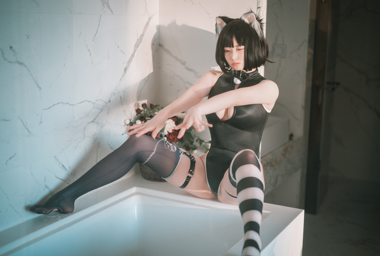 韩国妹子 Bambi(밤비) 55 – [DJAWA] Le chat déteste la douche[25P-251MB]