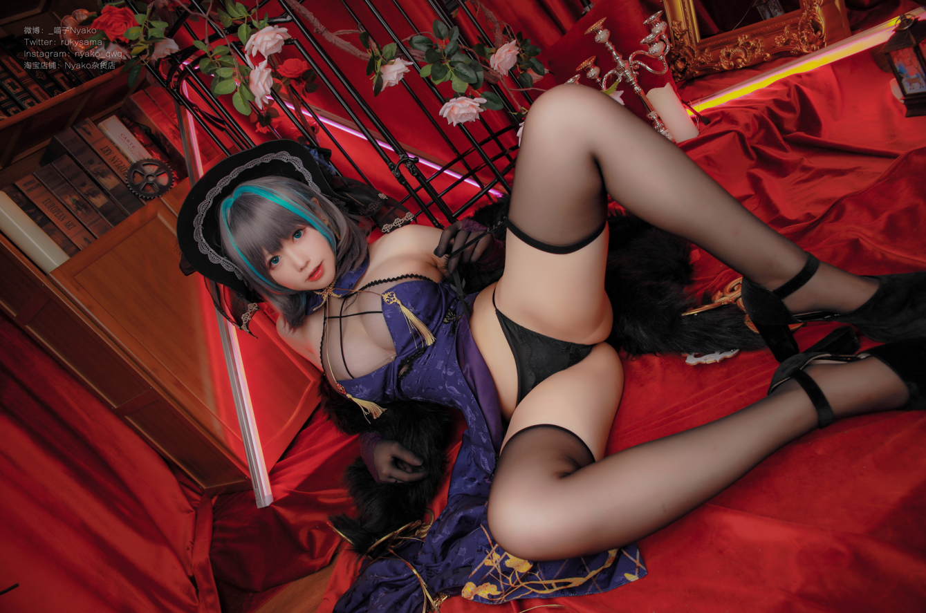 Nyako喵子 – NO.032 柴郡旗袍[48P-315MB]预览图 2