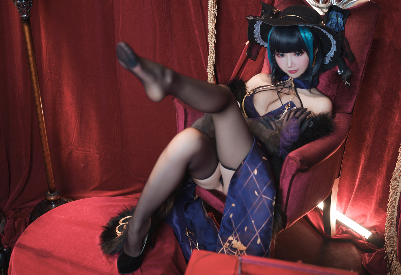 面饼仙儿–NO.108 柴郡旗袍 [21P1V-790MB]预览图 3