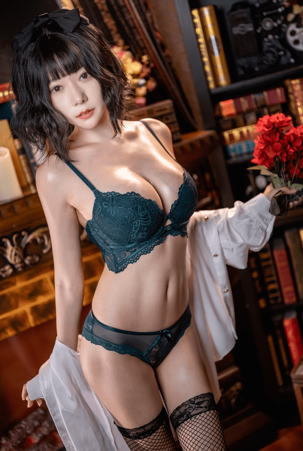 【抢鲜】香草喵露露–NO.023衬衫套装 [54P-1.33GB]预览图 2