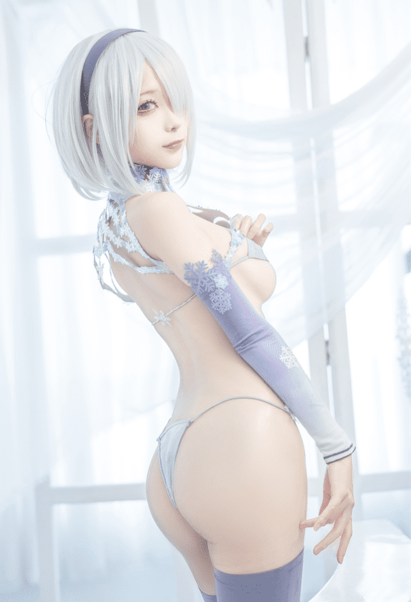 蠢沫沫–NO.147 2B-冰雪 [35P-301MB]预览图 2