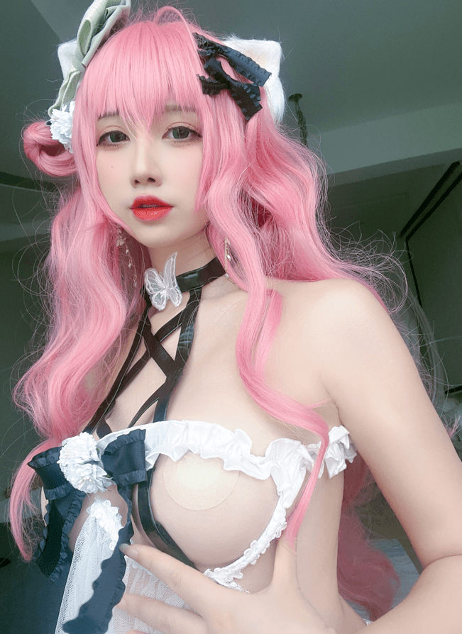 九曲Jean–NO.111 粉发妹妹 (正片+自拍) [46P-278MB]预览图 3