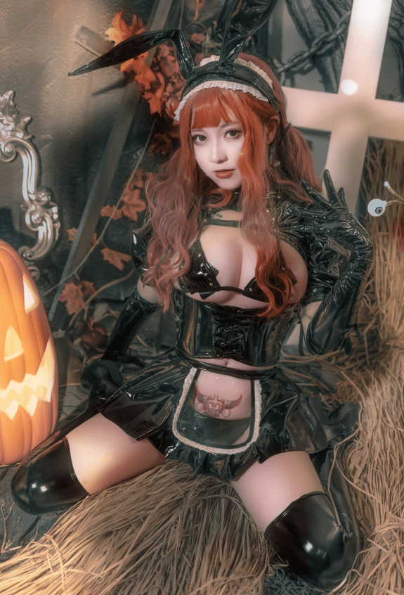 奇行家狗崽- NO.10 漆皮兔女仆 [33P-476MB]预览图 2