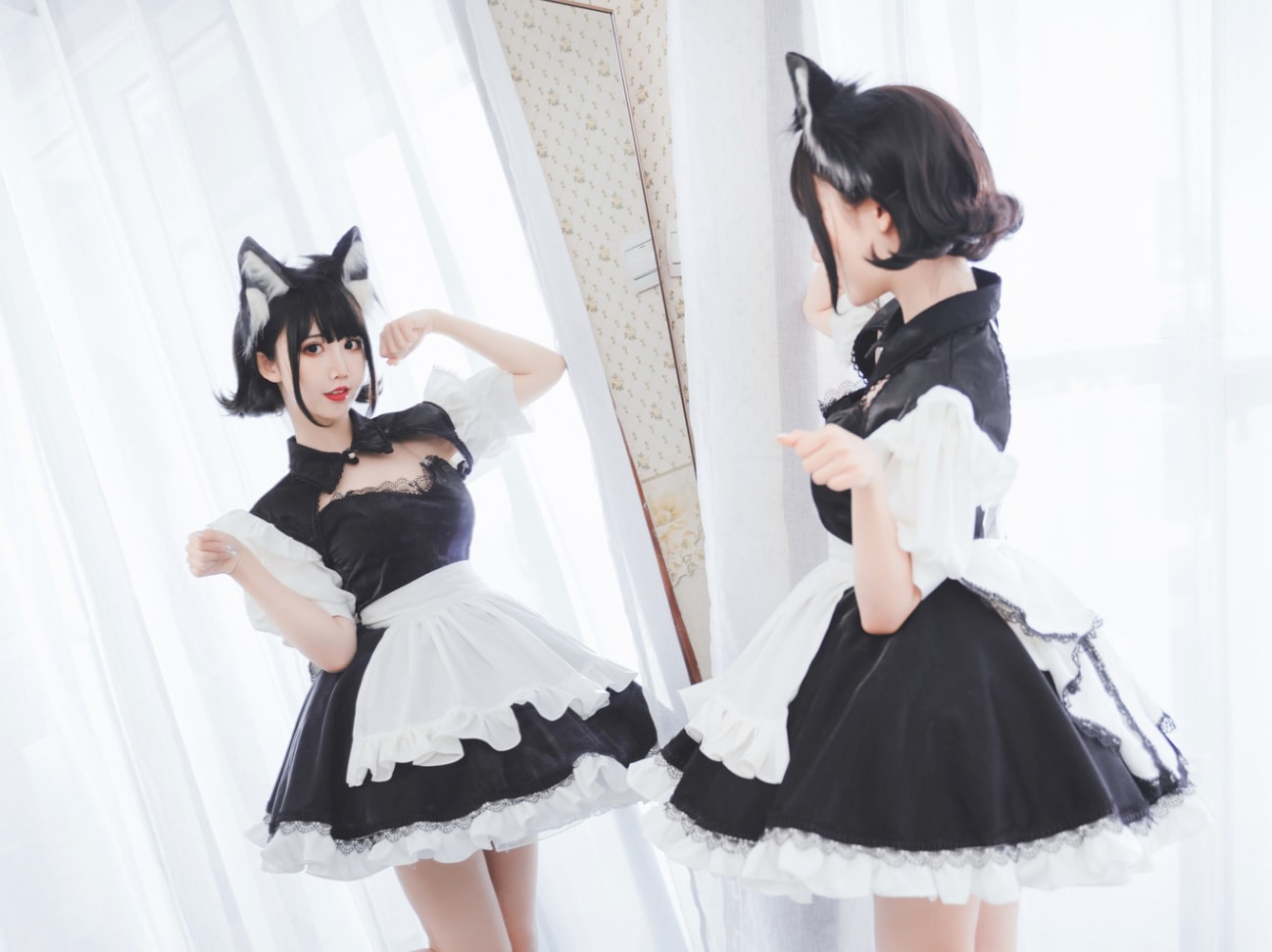 面饼仙儿 – NO.114 开胸女仆[17P-115MB]预览图 3