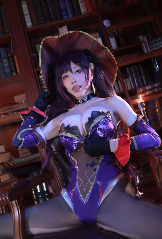 水淼aqua – NO.122 原神 莫娜[75P-89MB]预览图 3