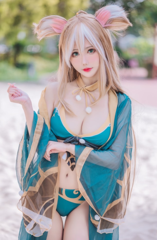 仙女月 – NO.009 泽月希娜小姐泳装[15P-223MB]预览图 2