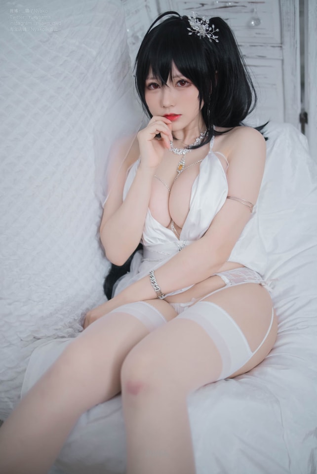 Nyako喵子 – NO.043 大凤纯白婚纱[62P-236MB]预览图 2