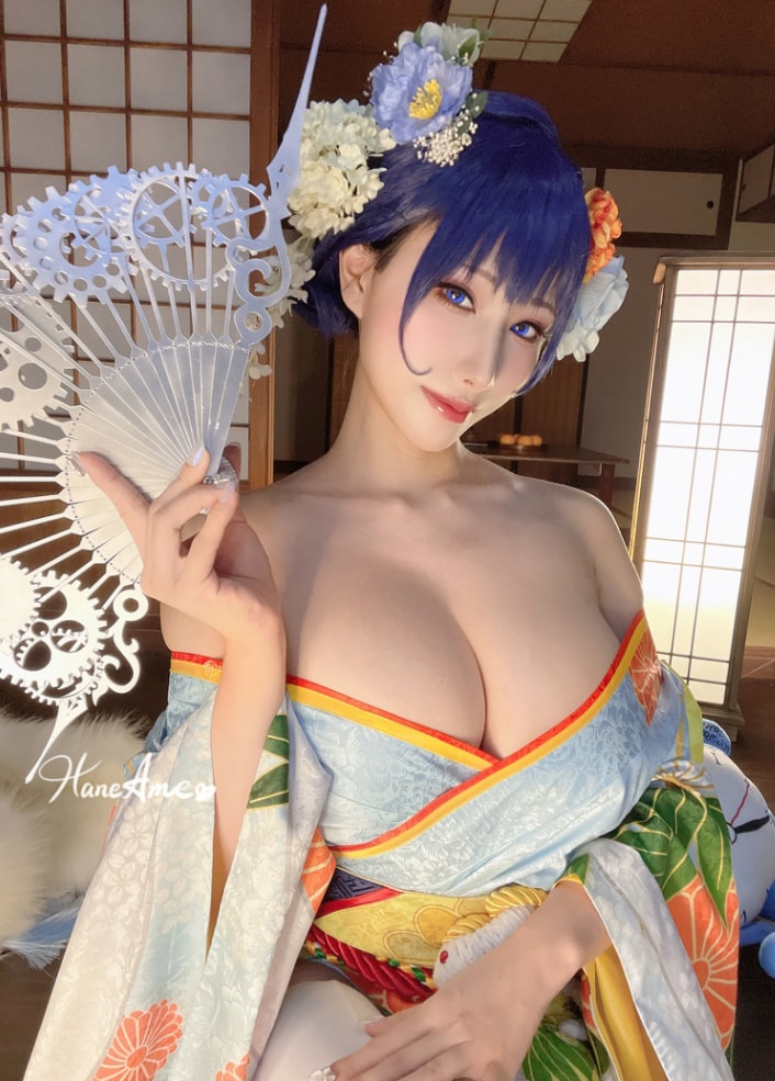 雨波_HaneAme – NO.233 對魔忍 & Hololive Kronii 自拍+视频[110P18V-2.24GB]预览图 3