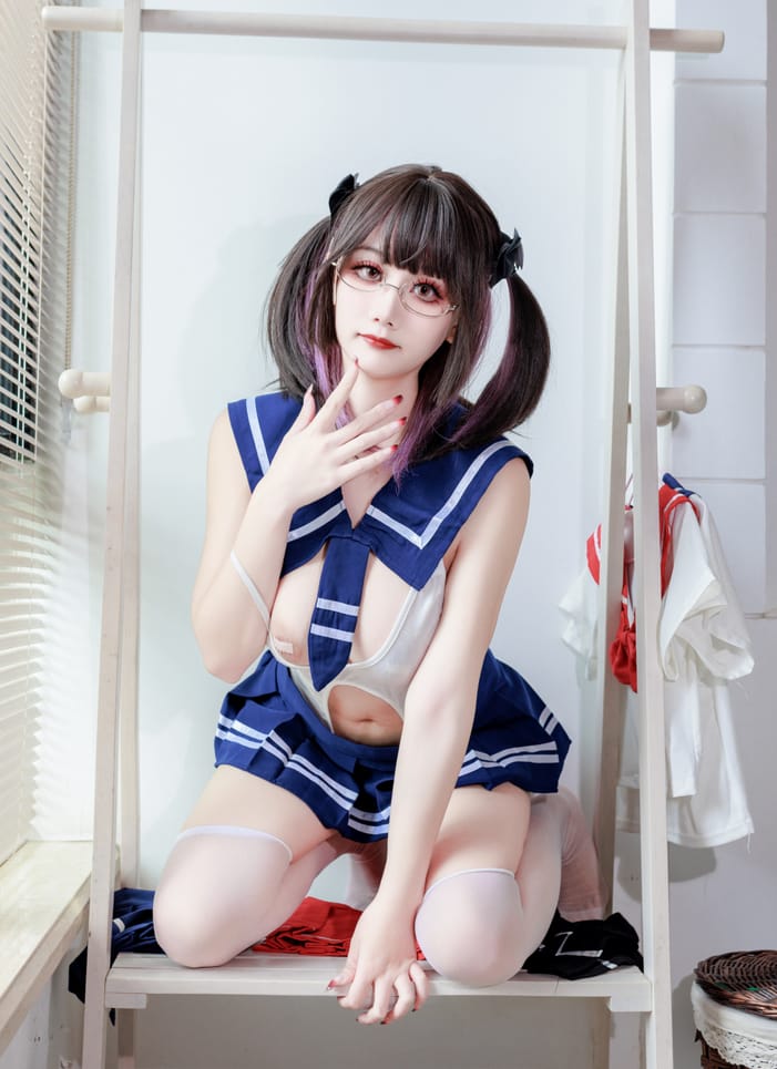 【抢鲜】阿雪雪 – NO.02 连体水手服[95P-1.11GB]预览图 1
