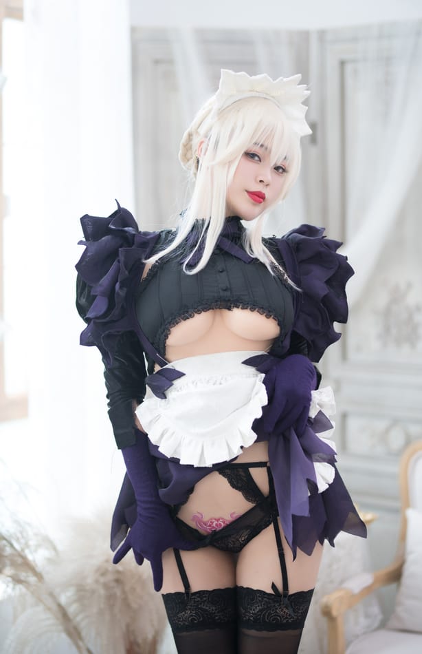 白烨 – VOL.058 黑枪呆女仆 [50P-399MB]预览图 2