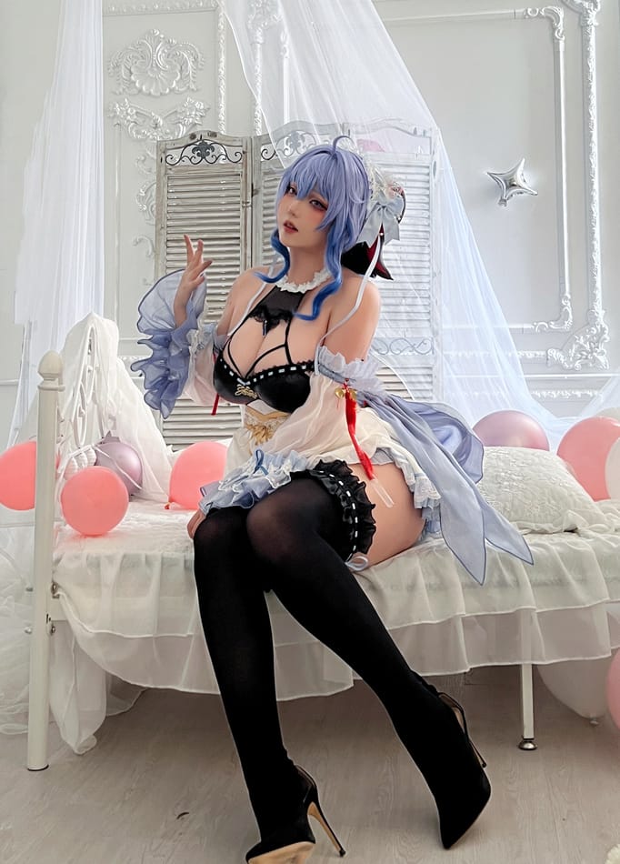 菌烨tako – NO.014 原神 甘雨 [10P-32M]预览图 2