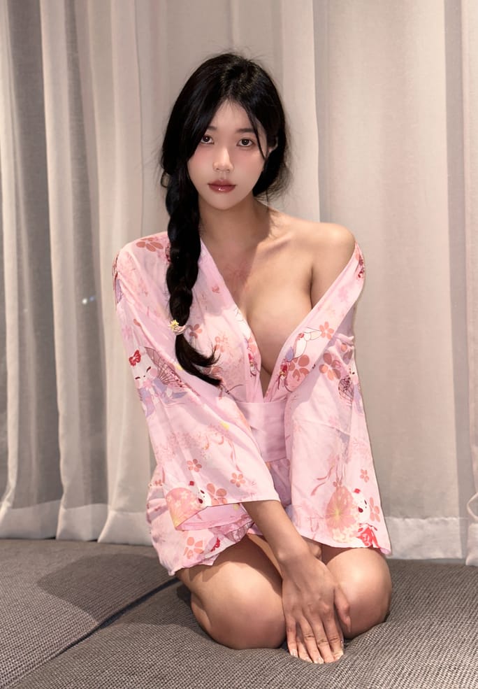 【微密圈】鱼神-粉色花裙[20P-43M]预览图 2