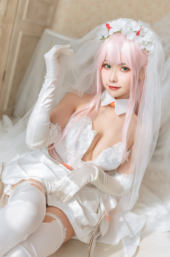 Momoko葵葵 NO.035 DARLING in the FRANXX 02 泳装 兔女郎&花嫁 [61P-858M]预览图 2