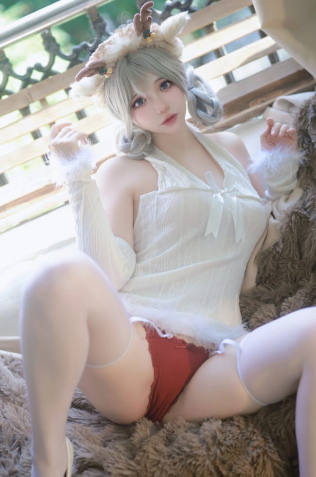 疯猫ss – NO.164 圣诞特典&白色毛衣[98P1V-757M]]预览图 2