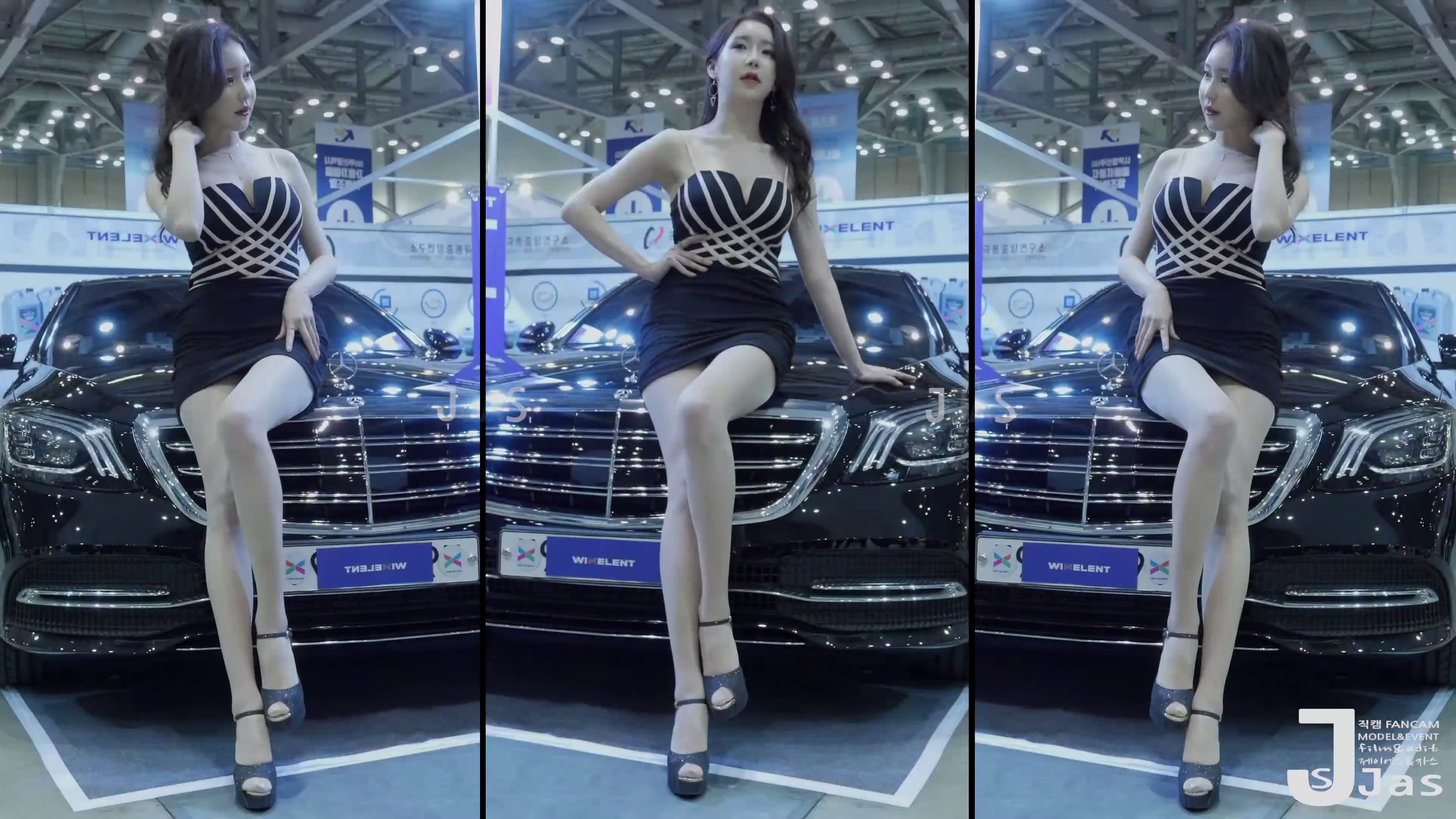 [展会]车展奔驰模特敏彩允Min Chaeyoon