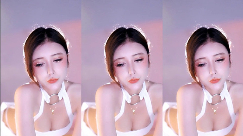 [主播]网易CC主播侨米娜白色裹胸热舞预览图 3