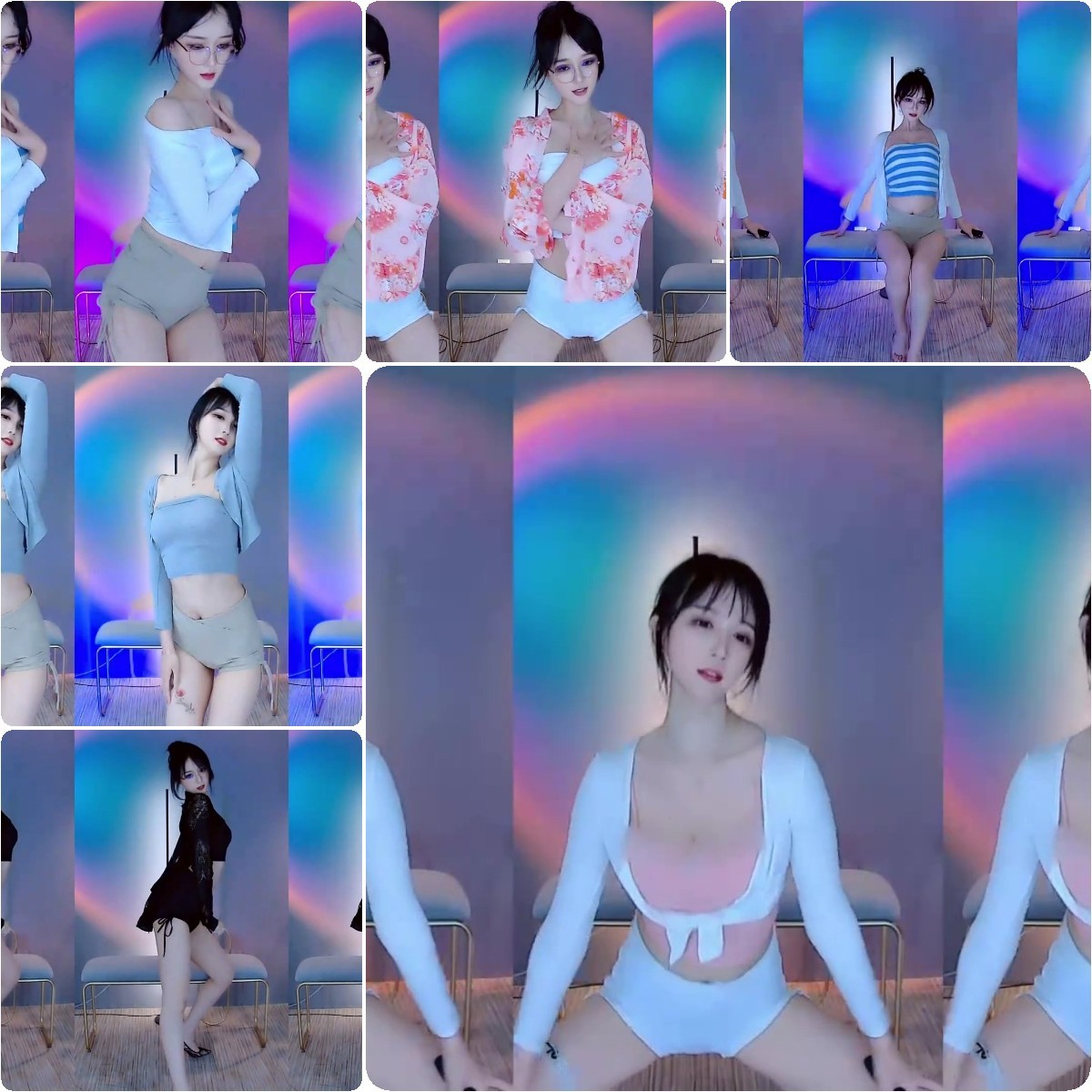 [主播]虎牙直播沪娱-桃诗诗舞蹈合集一[53v/8.1G]