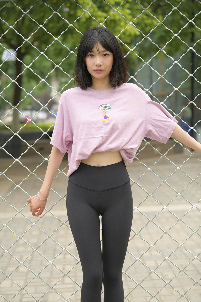 [街拍]801.黑色瑜伽篮球课女孩[图片/视频/8.67GB]预览图 3