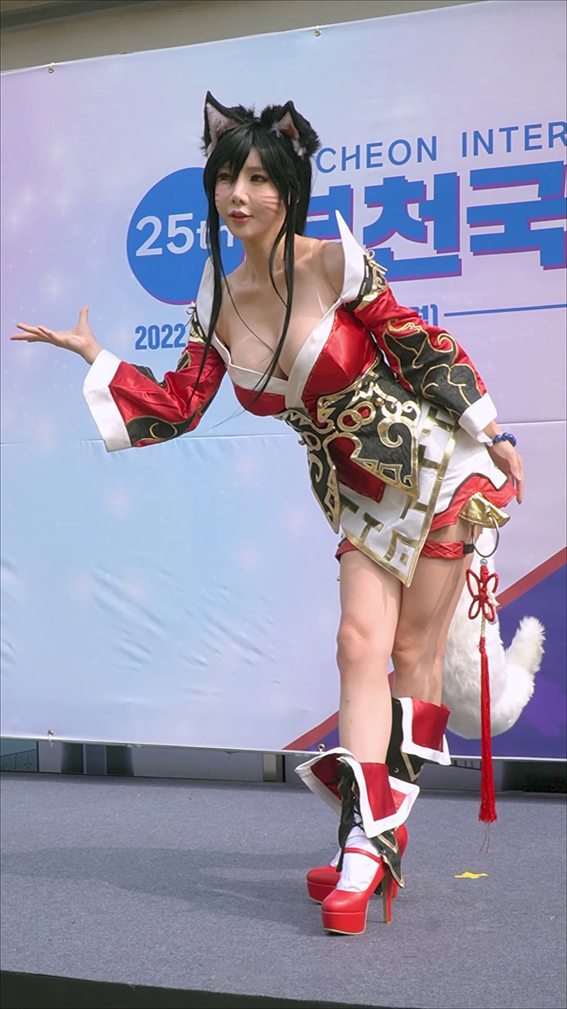 [展会]2022年富川国际漫画节宋珠儿SongJooA Cosplay LOL九尾妖狐预览图 3