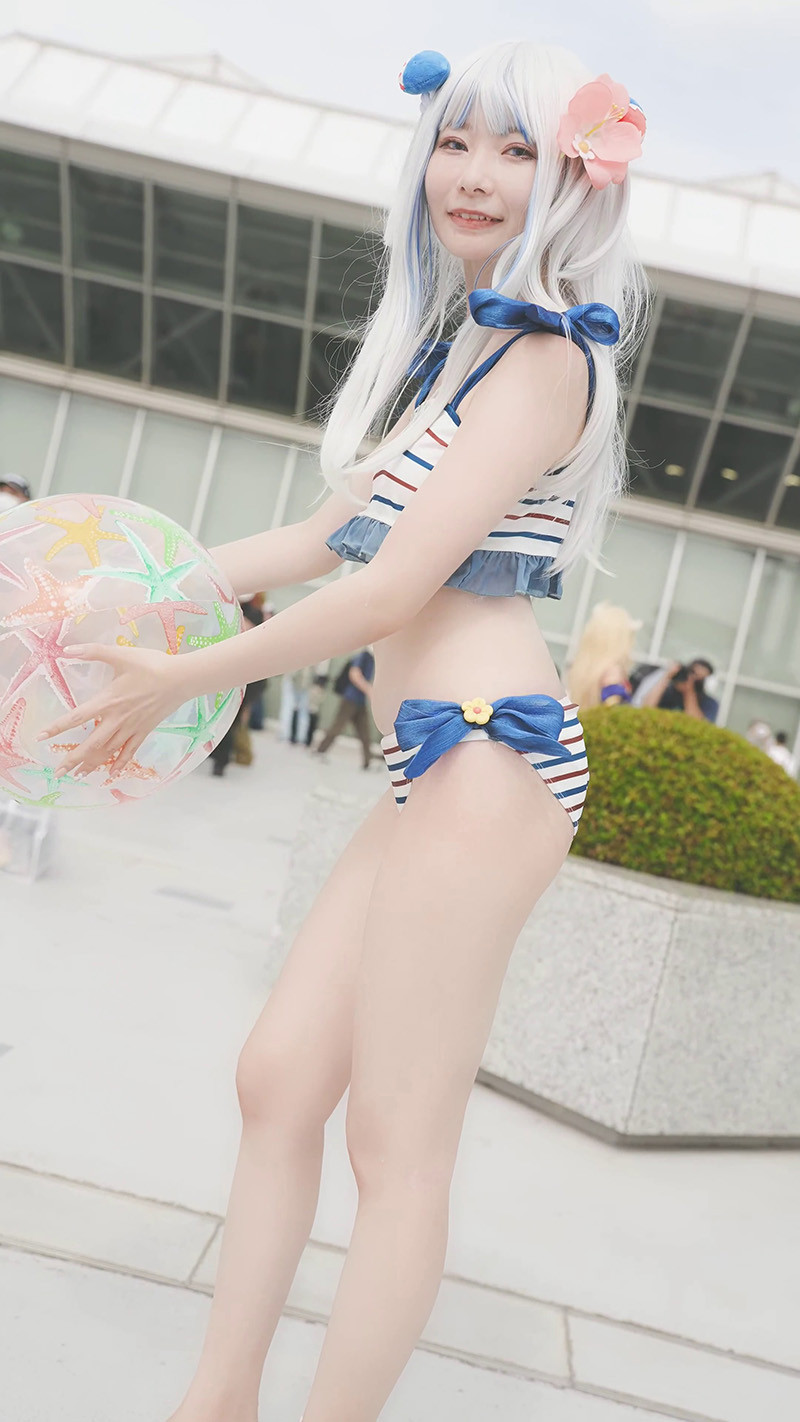 [展会]]垂直拍摄Cosplay峰会漫画Cosplayer Inari泳装