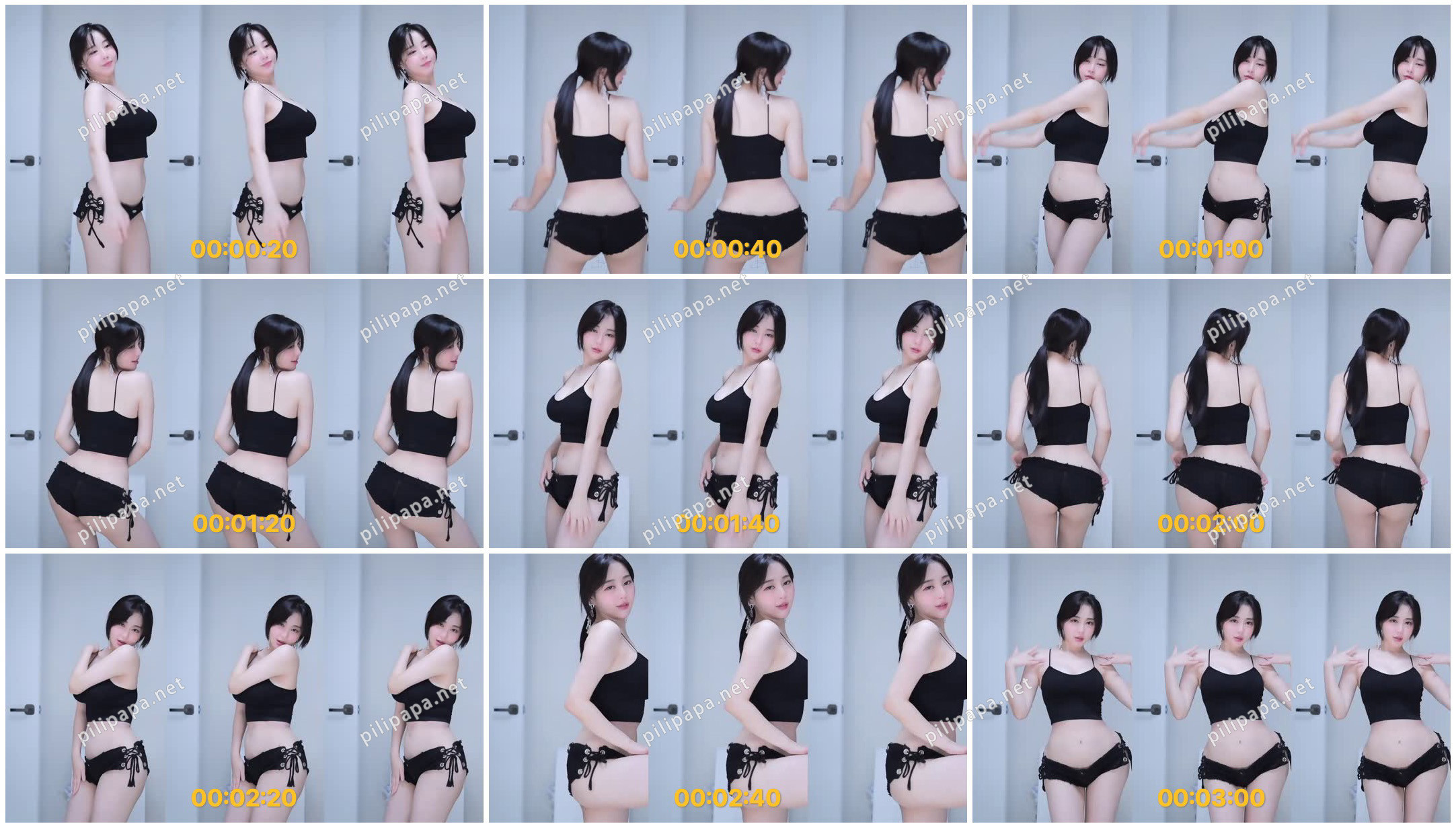 [主播]AI处理无水AfreecaTV韩国BJ低胸翘臀女主播预览图 4