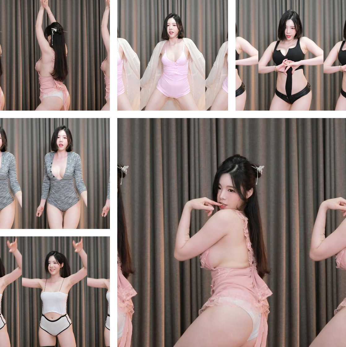 [主播]韩国主播BJ黑珍精选舞蹈合集一[210v/62G]