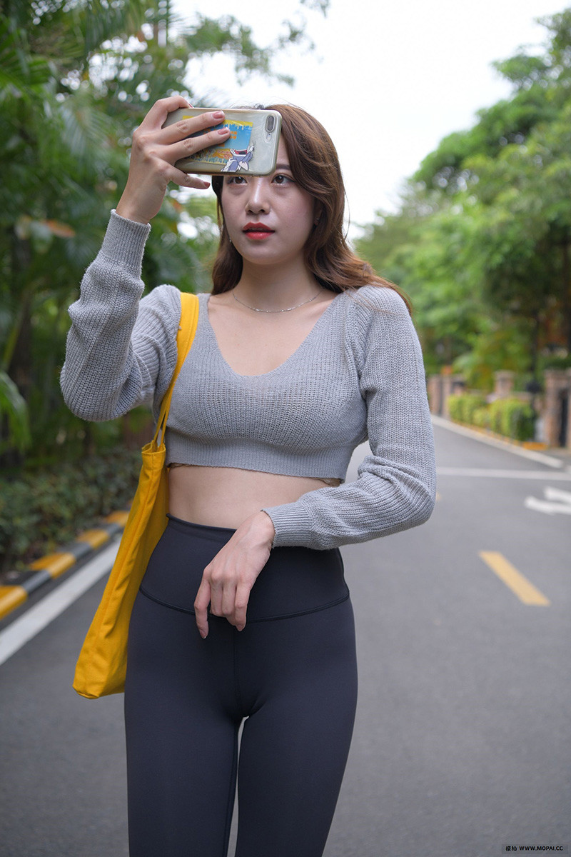 [街拍]628.[一只麋鹿摄影作品]黑色紧身瑜伽裤美女[图片/视频/22.43GB]