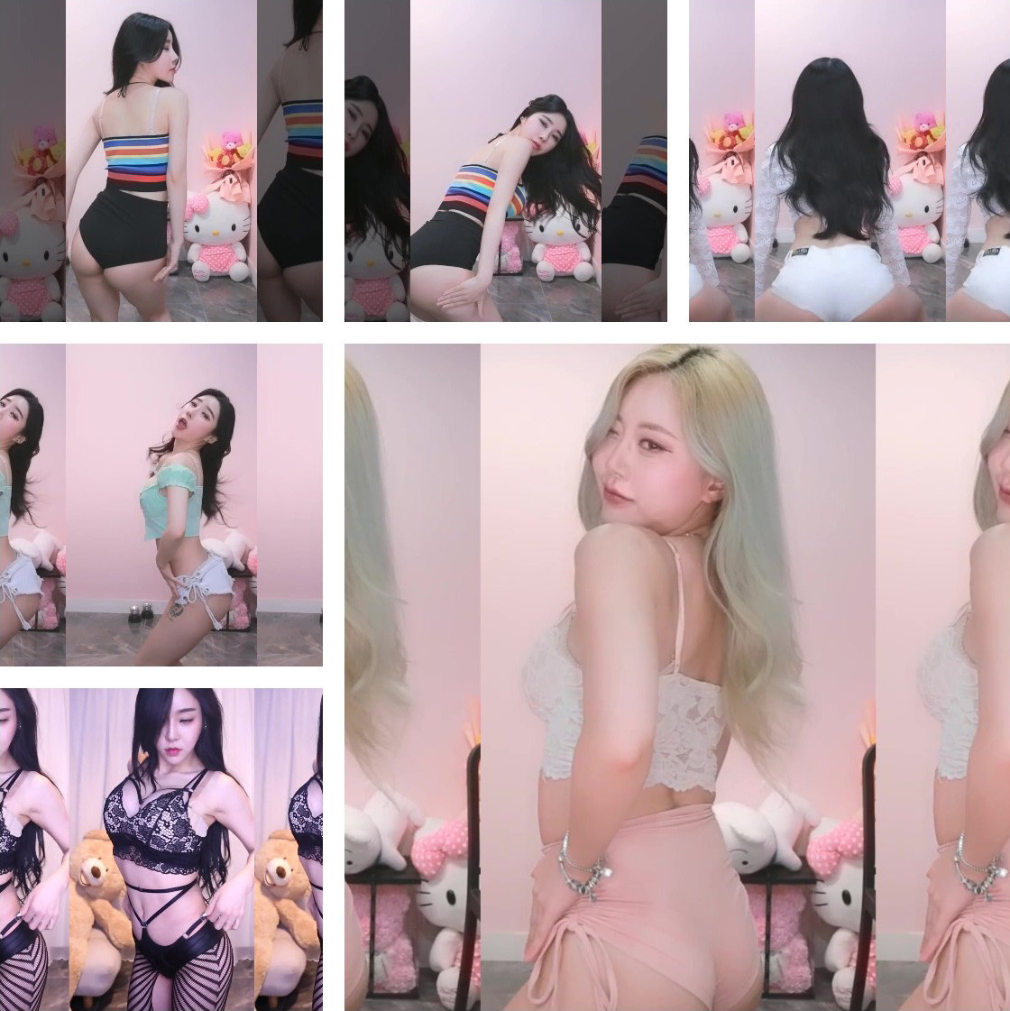 [主播]韩国BJ皮特姐妹精选舞蹈合集[125v/21G]