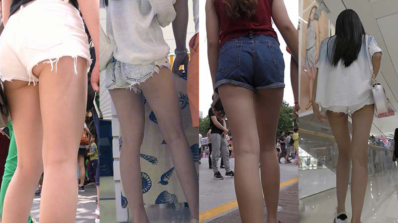 [街拍]魔镜街拍达人魔兽君子先生街拍视频合集[9V/2.54G]