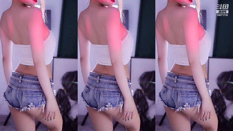 [主播]斗鱼 Nice丶奶思丶牛仔热裤性感热舞我“晕”了预览图 3