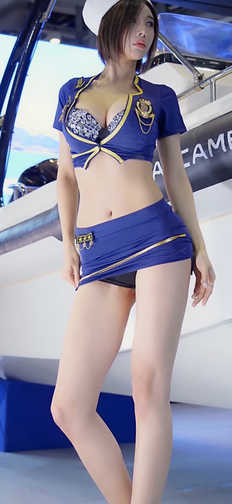 [展会]2021釜山国际游艇展模特宋珠儿Song JooA性感时刻预览图 3