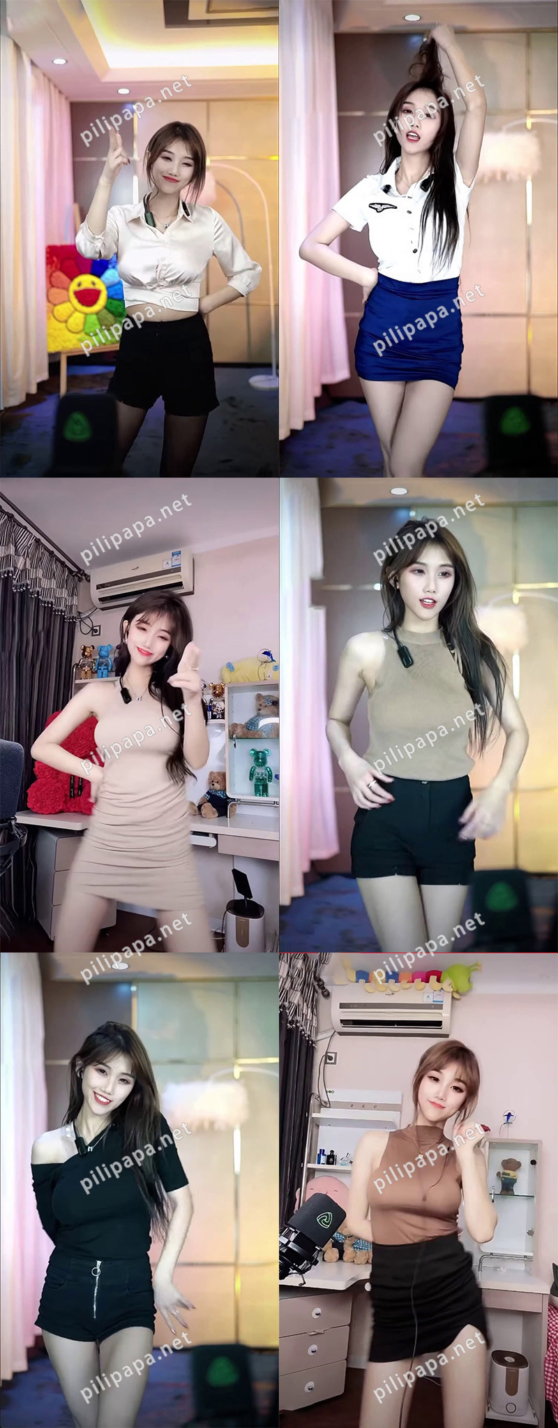 [小姐姐]抖音主播茜望直播热舞小合集[11v/2.1G]