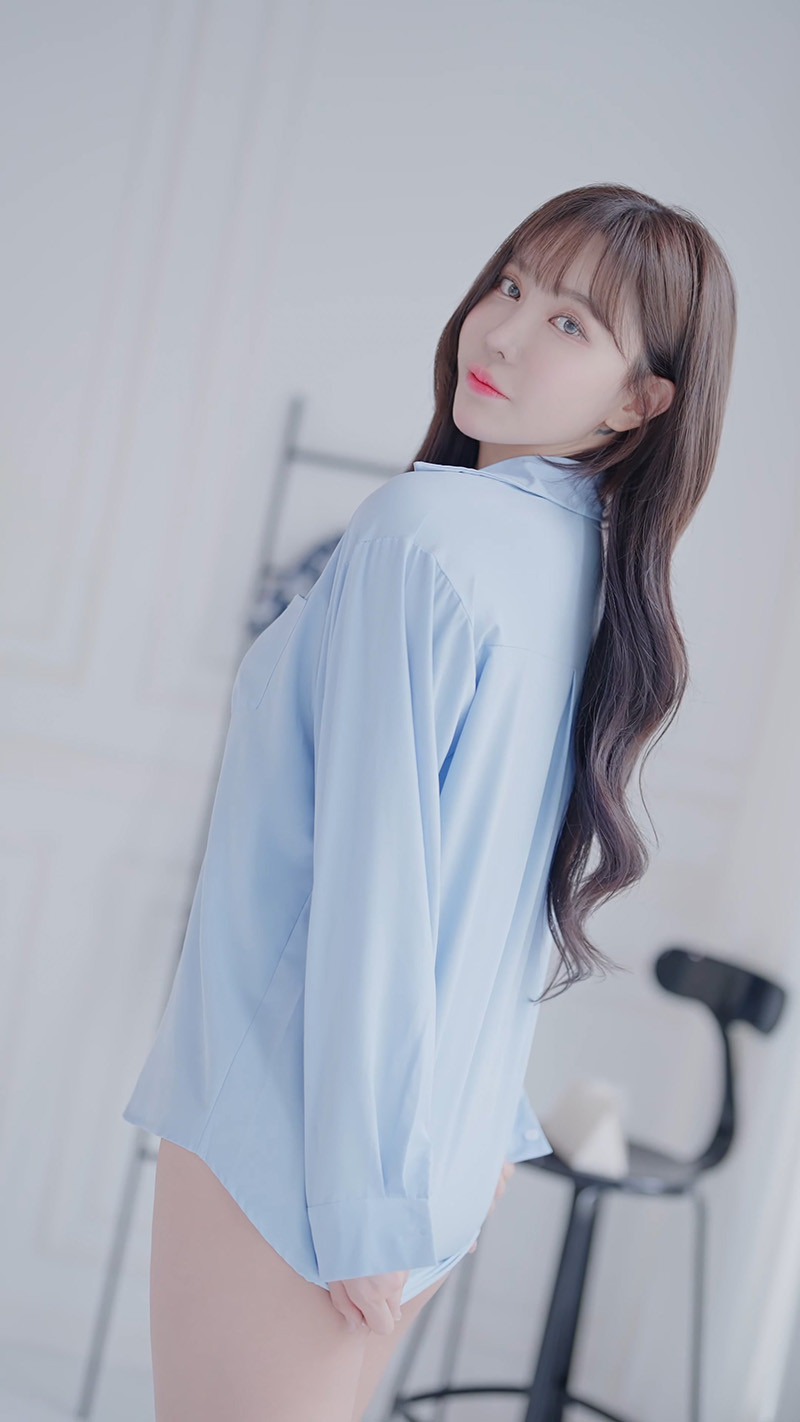 [写真]Lookbook时装秀韩国模特男士浪漫衬衫丝袜内衣试穿