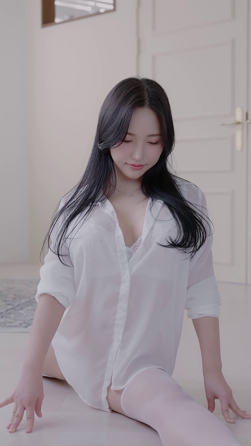 [写真]Lookbook时装秀妍花yeonhwa圆润大腿白衬衫丝袜瑜伽预览图 4