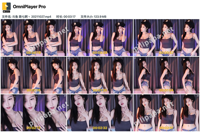 [主播]斗鱼萌七啊超短牛仔热舞预览图 4