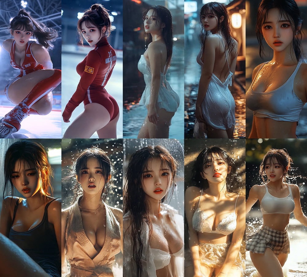 [AI视频]AI lookbook AI girl video 美女视第二弹