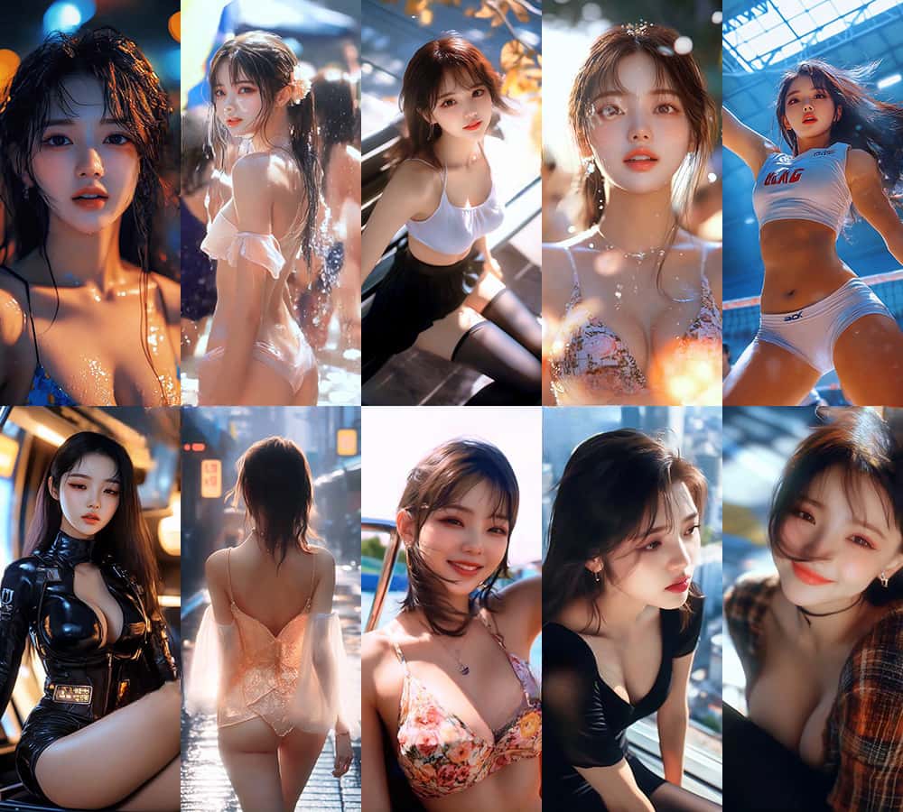 [AI视频]AI lookbook AI girl video 美女视第四弹