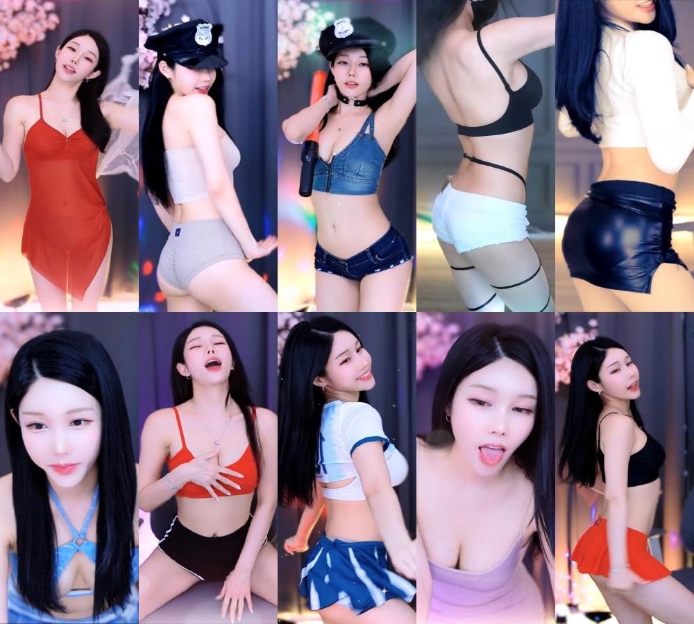 [主播]AfreecaTv韩国BJ柳月怡2024年10月热舞合集