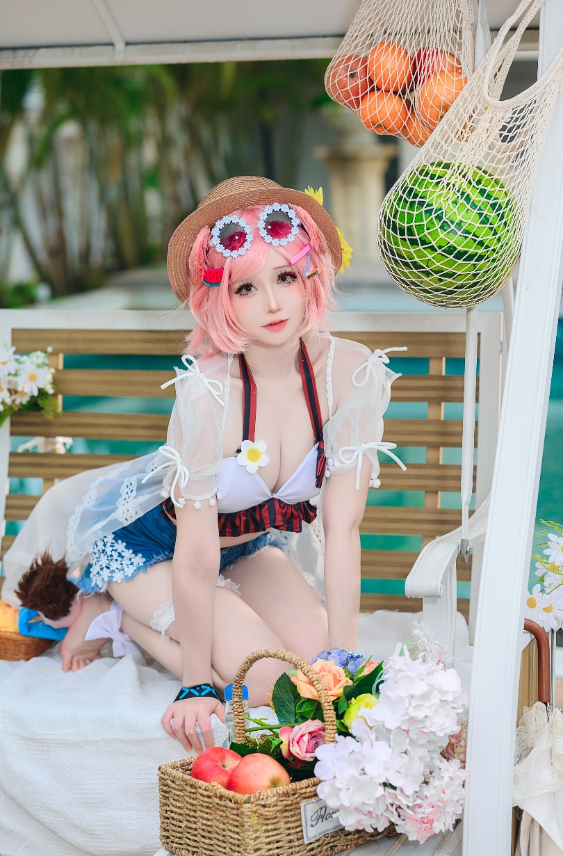 焖焖碳 NO.036 明日方舟 澄闪泳装