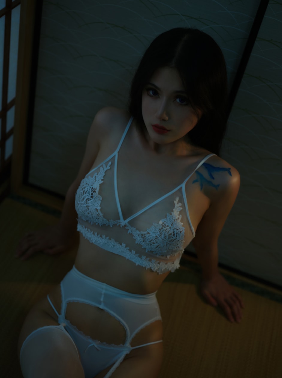 一米八的大梨子 NO.24 复活白