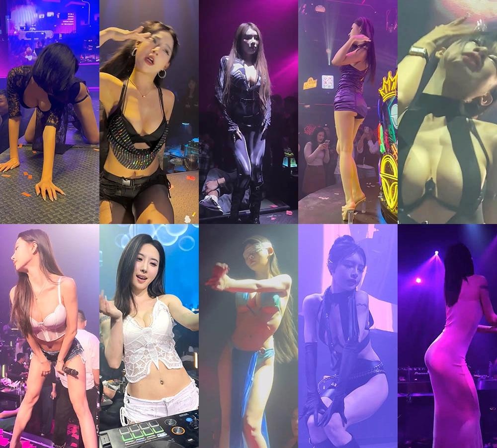 [饭拍]网红DJ现场性感热舞饭拍合集