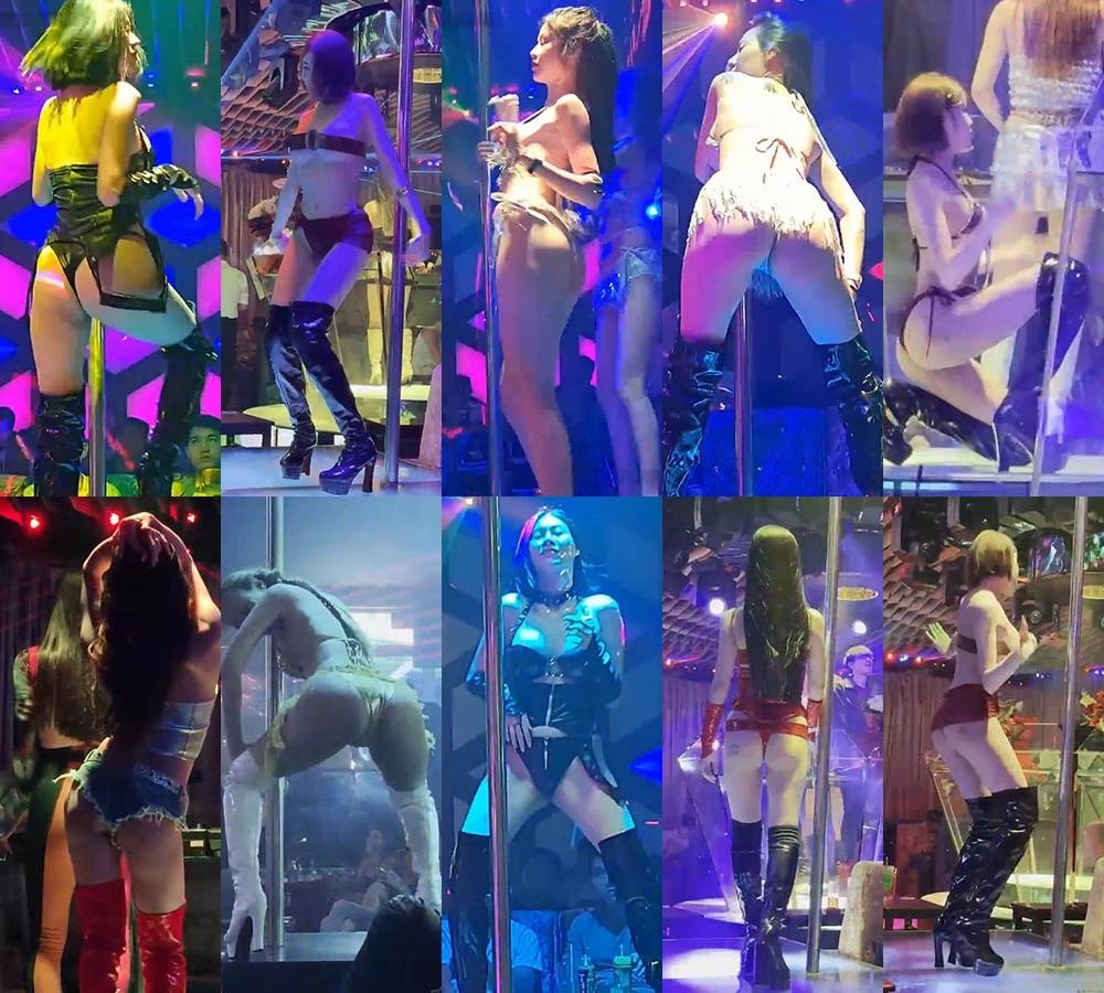 [热舞]越南夜店美女后摇跪臀热舞实录